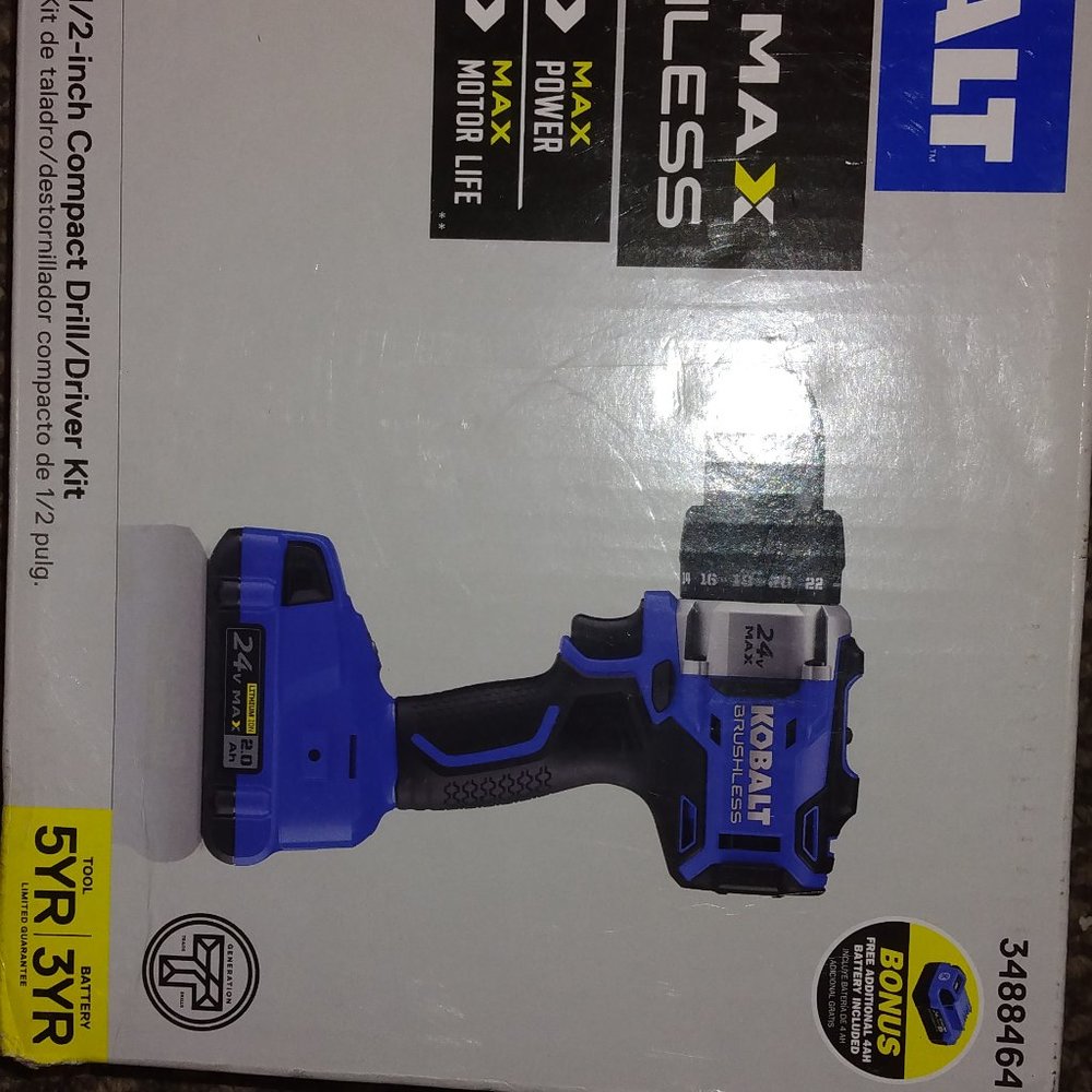 1/2" kobalt drill